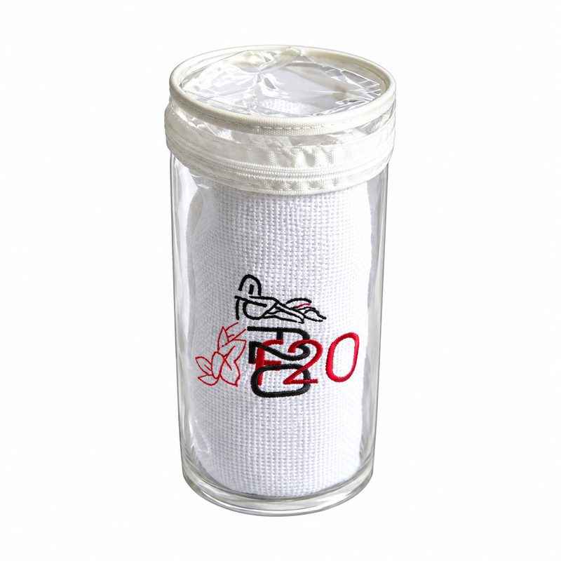 Neceser tubular chico en PVC cristal