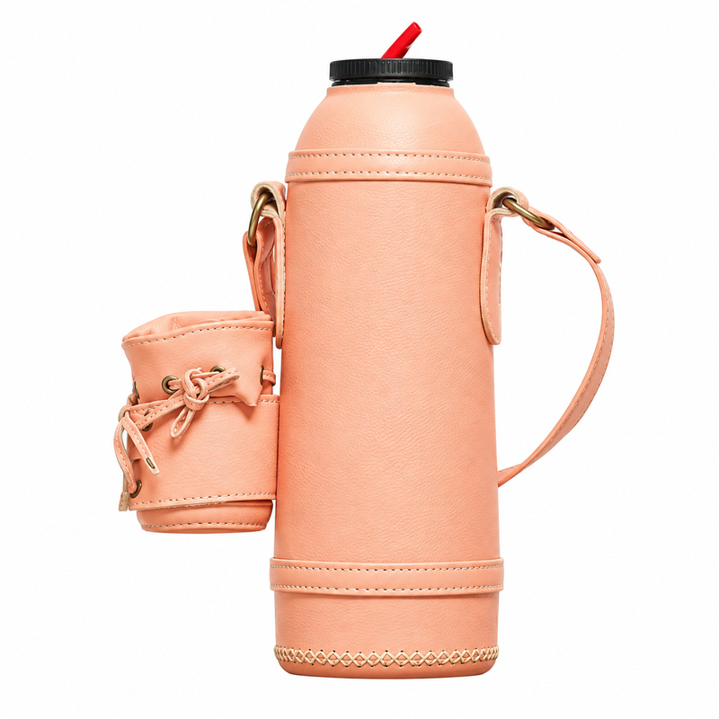 Termo mate forrado con logo bordado