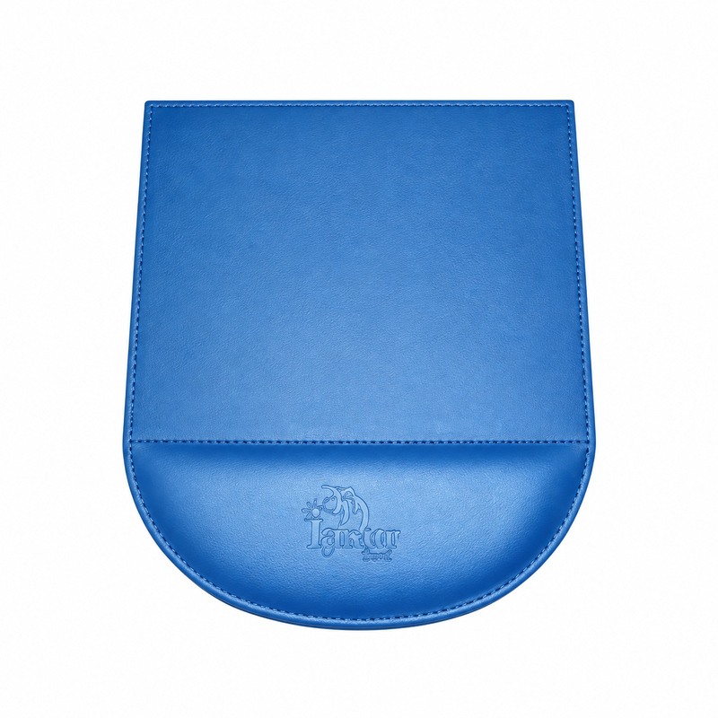 Mouse pad en símil cuero con grabado en bajo relieve