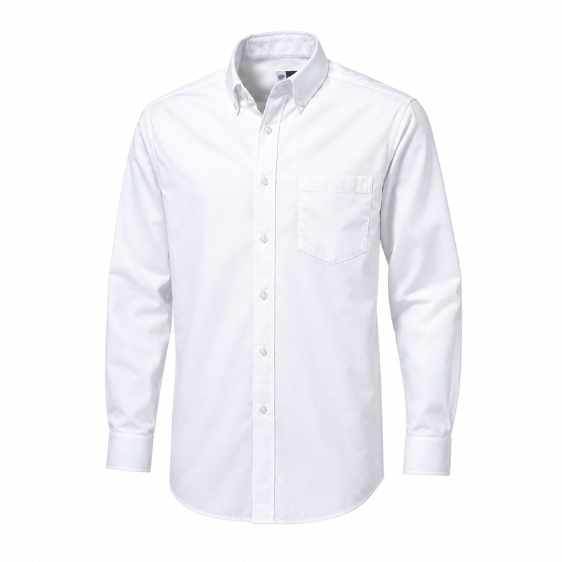 Camisa masculina con logo bordado