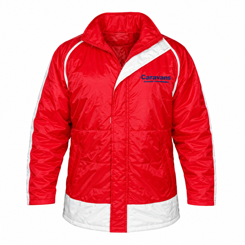Campera con detalles más logo bordado