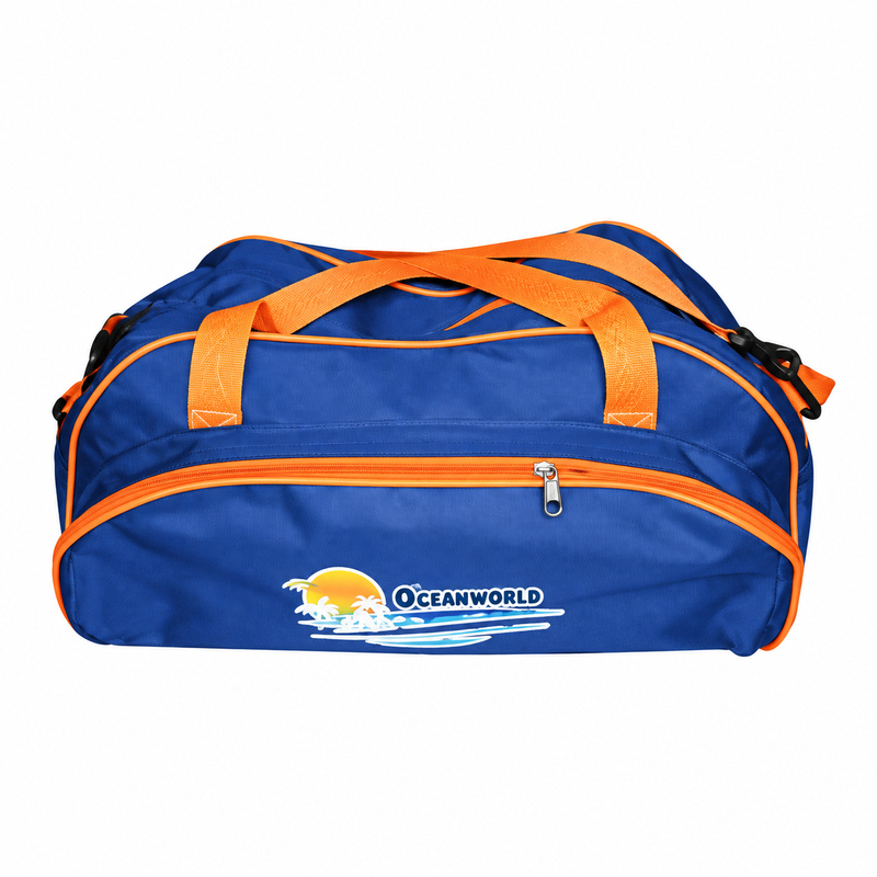 Bolso medialuna chico con bolsillo frente y dorso
