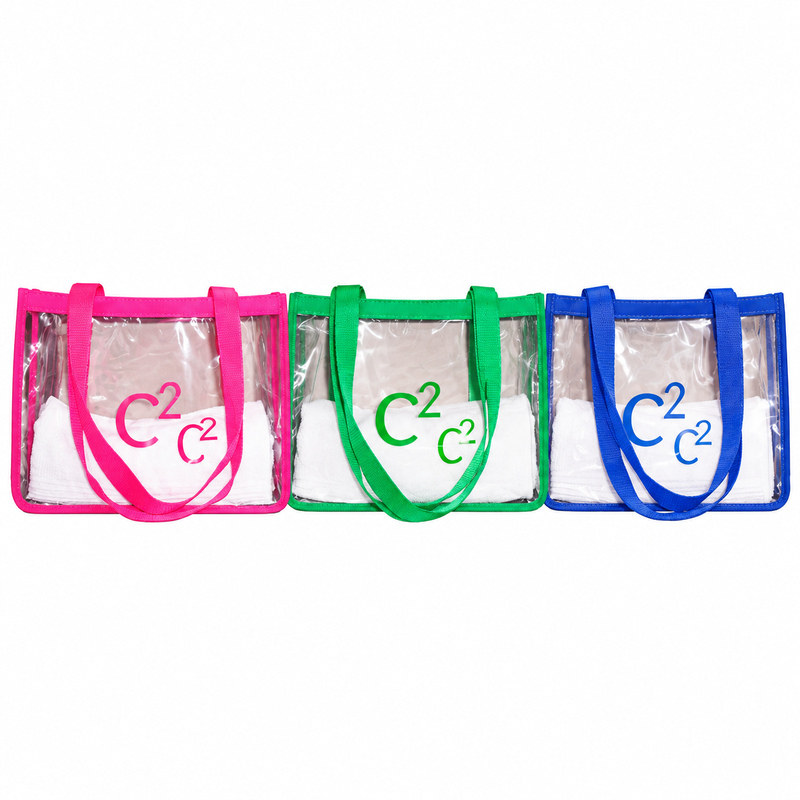 Bolso playero confeccionado en PVC