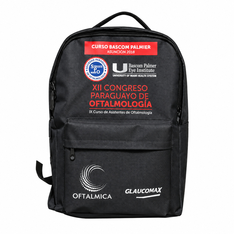 Mochila grande con bolsillo, correa reforzada