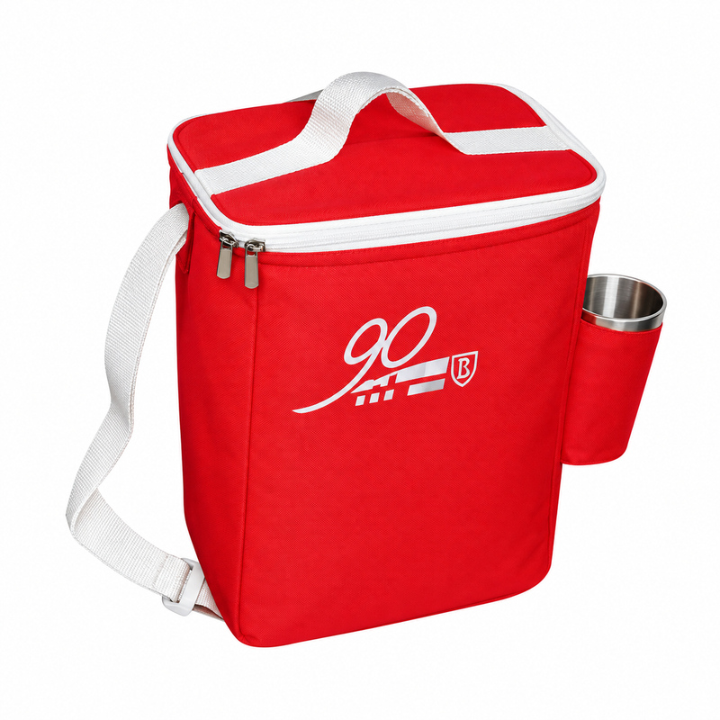 Bolso porta termo con correa y manijas